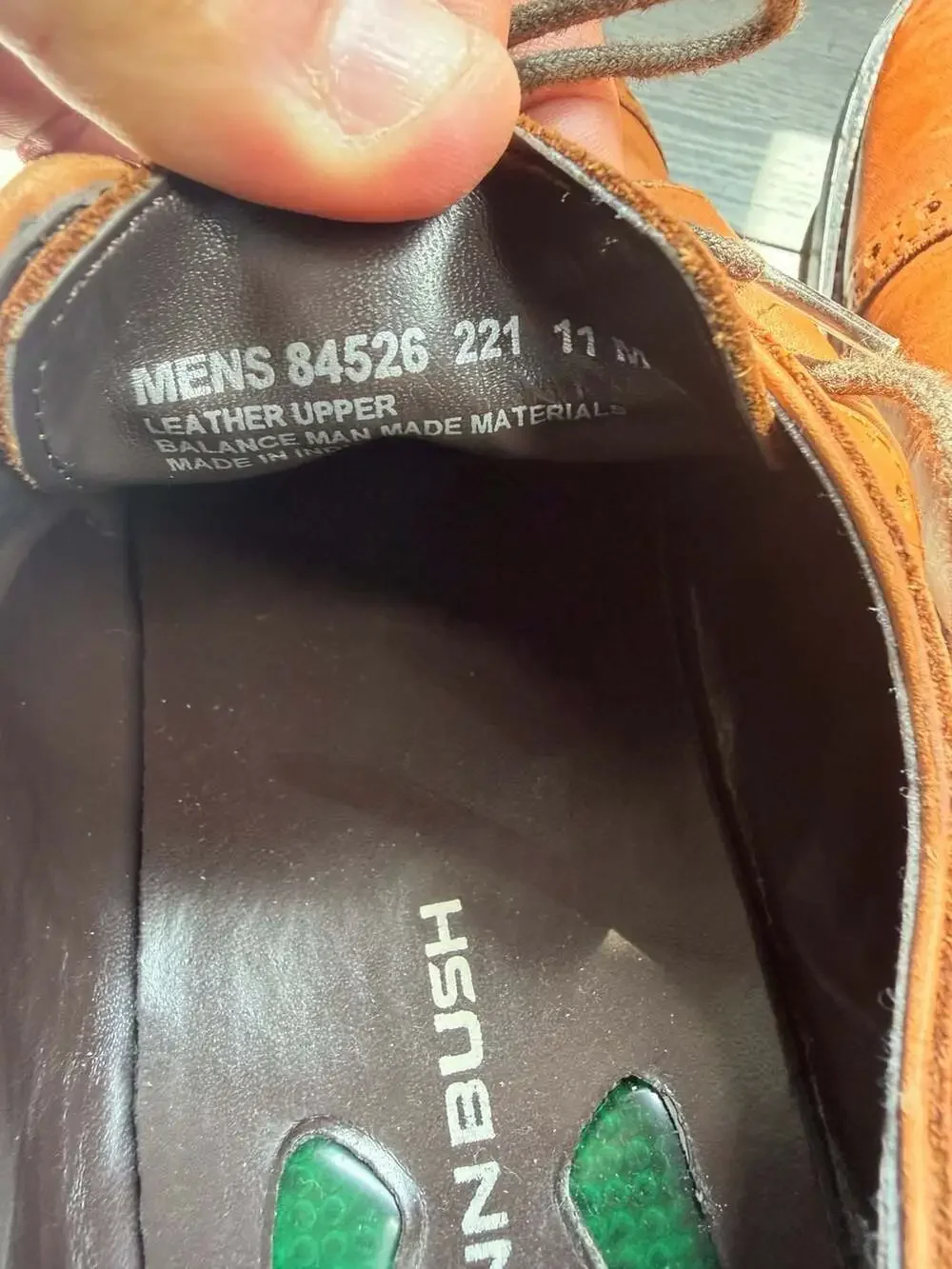 Nunn Bush Fifth Ward Flex Cap Toe Oxford Cognac
